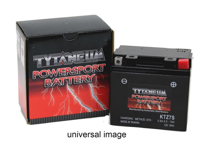 TYTANEUM M.F. BATTERY YTZ10S,F/A,MAINT FREE ACID ALREADY ADDED - Suzuki LT-R450