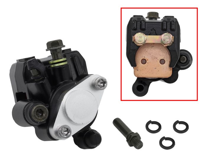 BRONCO BRAKE CALIPER, REAR WITH BRAKE PADS - Honda TRX250R